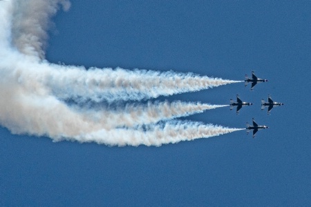 Thunderbirds in Perfect Formation