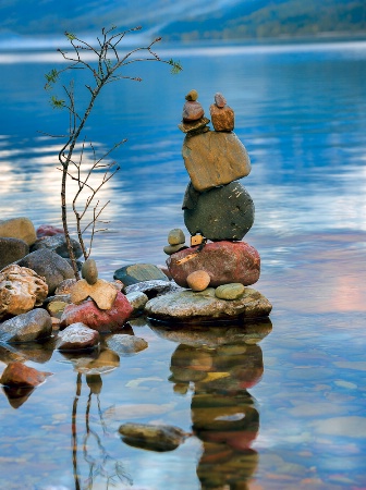 Cairn by the Lake